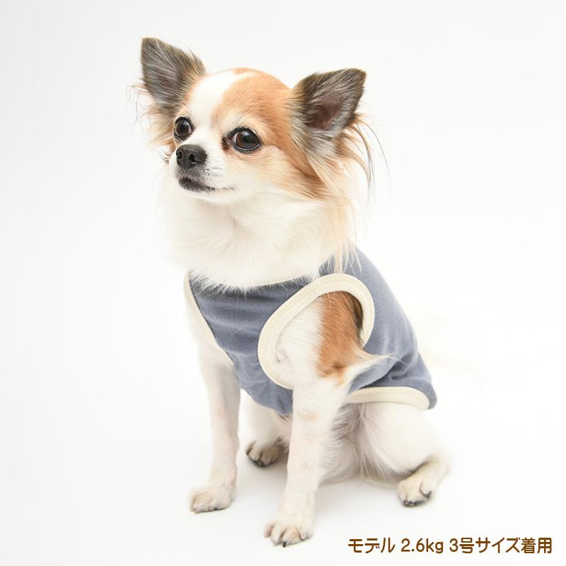 犬服 大型犬 服 フェザーニット タンクトップ/7-9号 春夏