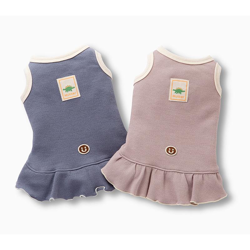 犬服 中型犬 服 フェザーニット タンクトップワンピース/4-6号　春夏 |  | 02