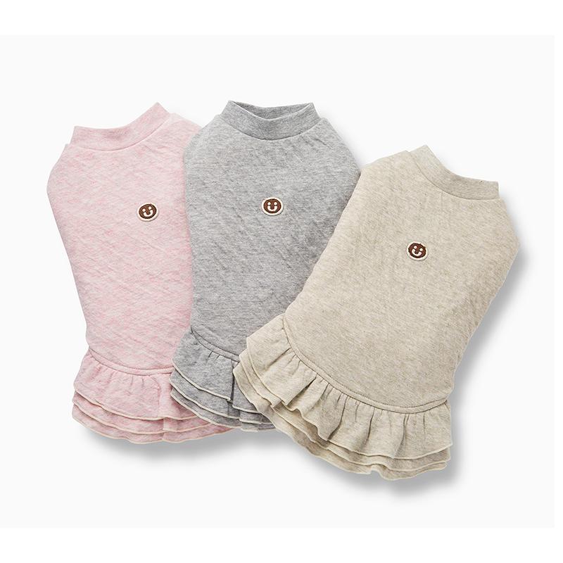 犬服 中型犬 服 ボタニカル接結ノースリーブワンピース/4-6号　春夏 |  | 02