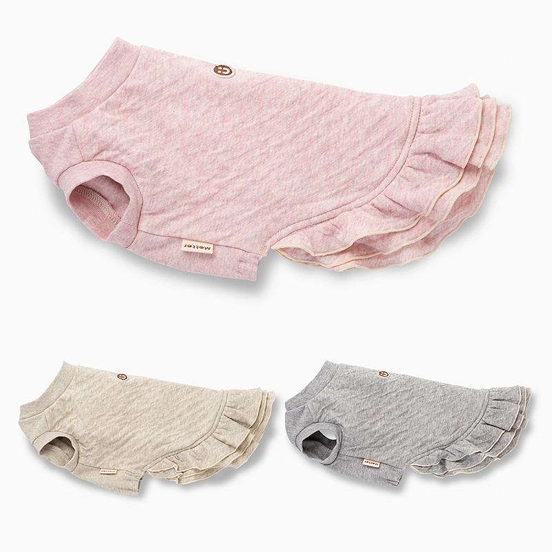 犬服 中型犬 服 ボタニカル接結ノースリーブワンピース/4-6号　春夏 |  | 03