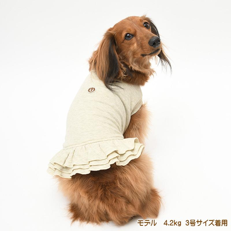 犬服 中型犬 服 ボタニカル接結ノースリーブワンピース/4-6号　春夏 |  | 06