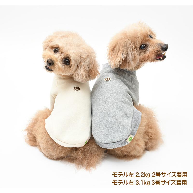 犬服 小型犬 服 カシミール裏起毛長袖トレーナー/1-3号 秋 冬 |  | 07