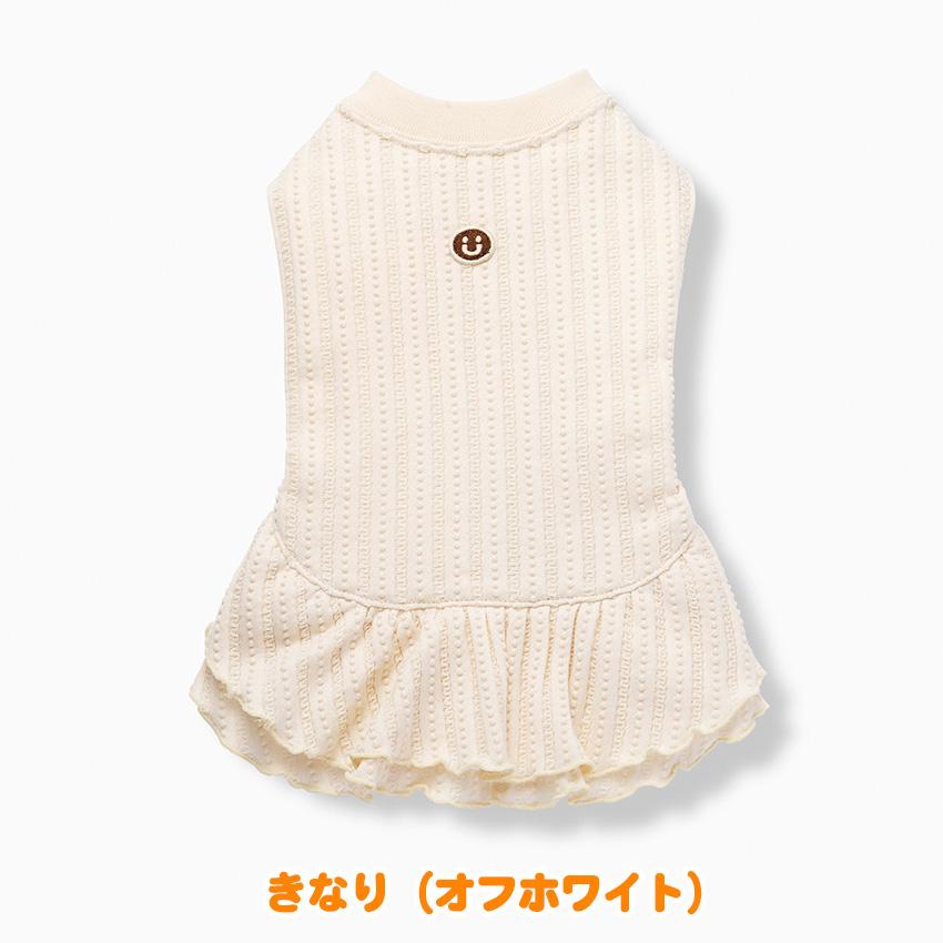 犬服 中型犬 服 レーシーニットノースリーブワンピース/4-6号　春夏 |  | 01