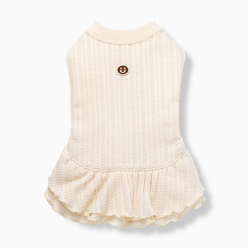 犬服 中型犬 服 レーシーニットノースリーブワンピース/4-6号　春夏 |  | 02