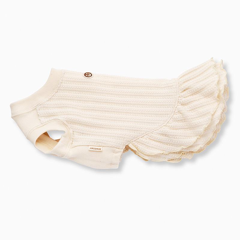 犬服 中型犬 服 レーシーニットノースリーブワンピース/4-6号　春夏 |  | 03