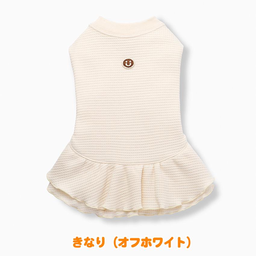 犬服 中型犬 服 接結ワッフルノースリーブワンピース/4-6号　春夏 |  | 01