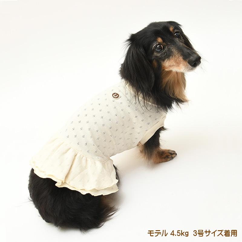 犬服 中型犬 服 メッシュ裏毛ノースリーブワンピース/4-6号　春夏 |  | 05