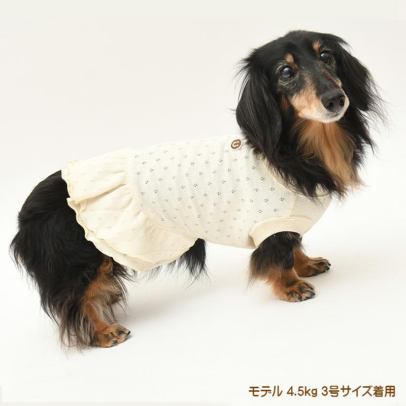 犬服 中型犬 服 メッシュ裏毛ノースリーブワンピース/4-6号　春夏 |  | 06