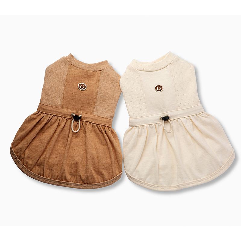 犬服 中型犬 服 天竺ベルト切替かぼちゃスカートワンピース/4-6号 春 夏 |  | 02
