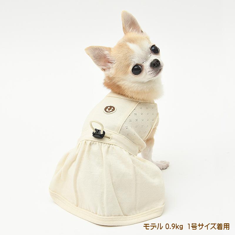 犬服 中型犬 服 天竺ベルト切替かぼちゃスカートワンピース/4-6号 春 夏 |  | 06