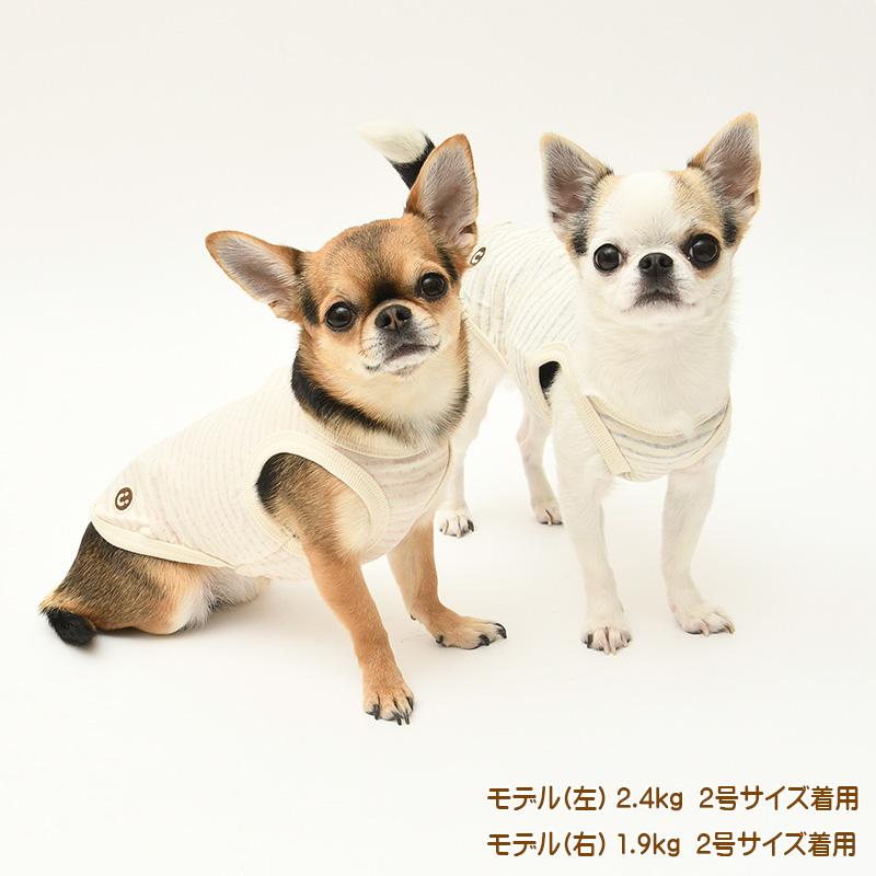 犬服 中型犬 服 ボタニカル接結ドット背中開きタンクトップ/4-6号 春 夏 |  | 06