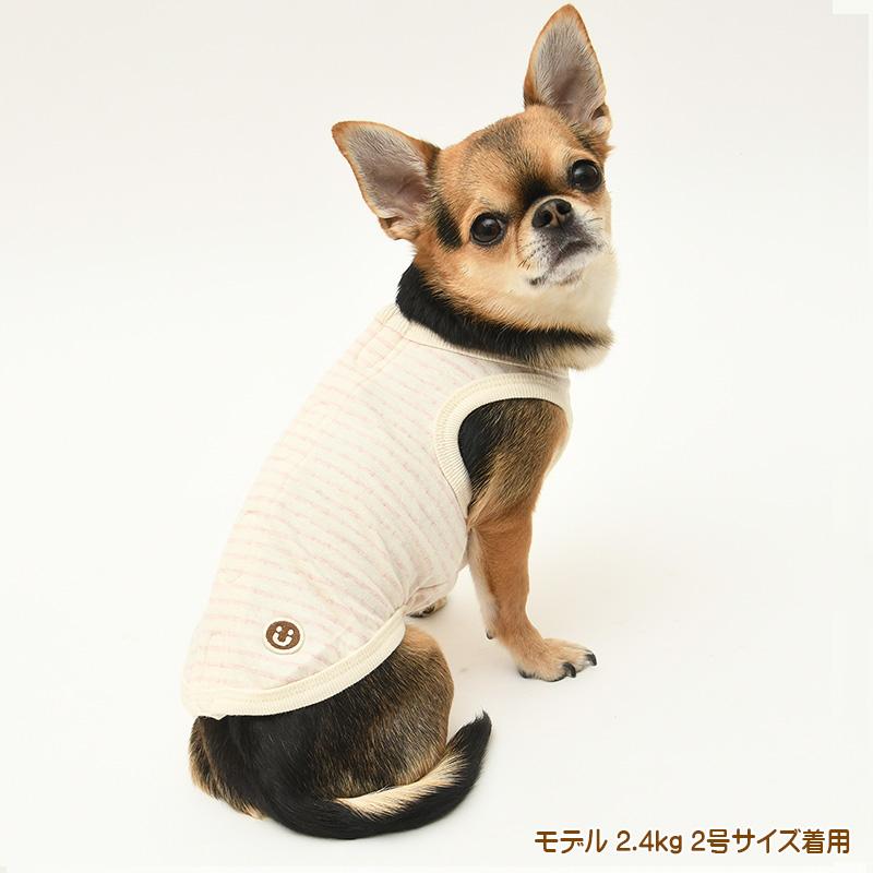 犬服 中型犬 服 ボタニカル接結ドット背中開きタンクトップ/4-6号 春 夏 |  | 07