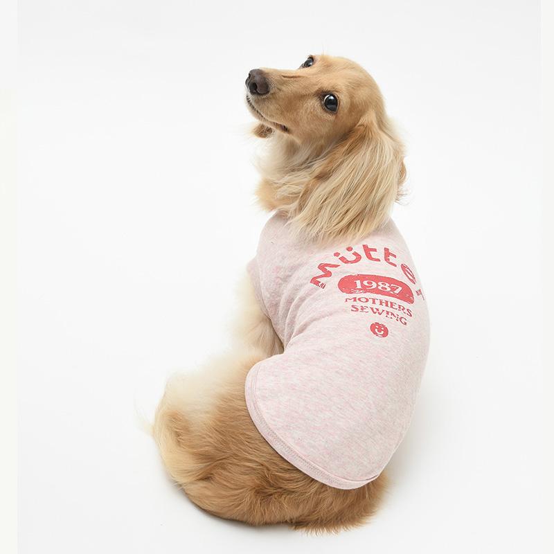 犬服 中型犬 服 ボタニカル接結プリントTee/4-6号 秋 冬
