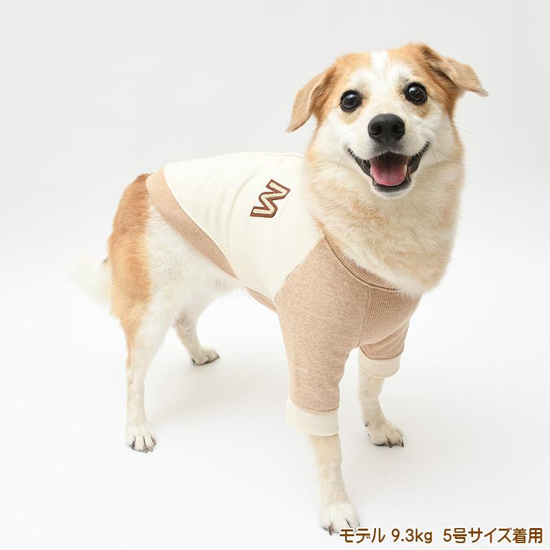 犬服 中型犬 服 ミニ裏毛起毛ワッペンスタジャン/4-6号 秋 冬 |  | 09