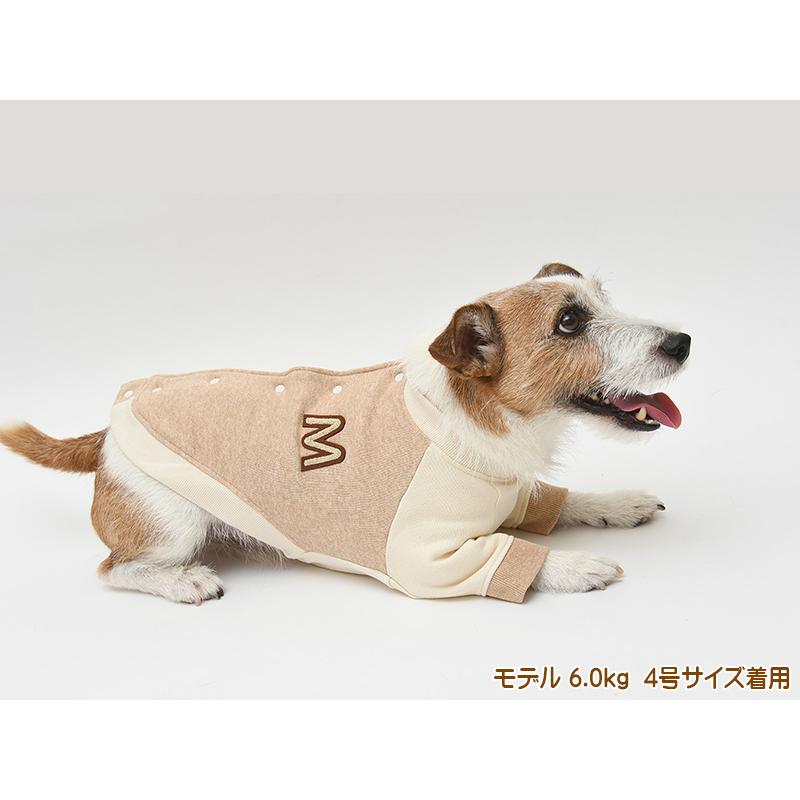 犬服 小型犬 服 ミニ裏毛起毛ワッペンスタジャン/1-3号 秋 冬 |  | 07