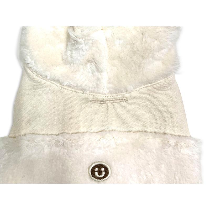 犬服 小型犬 服 ミニ裏毛起毛ｘボア切替パーカーワンピース/1-3号 秋 冬 |  | 04