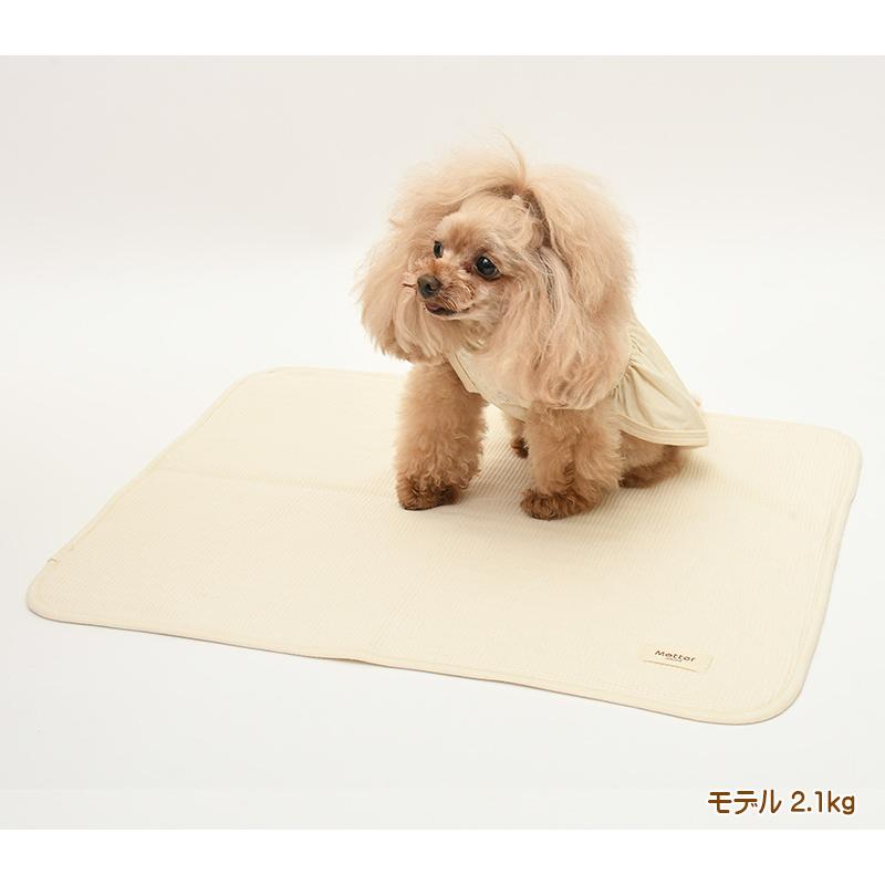 犬用【ワッフルｘレーシーニット　ケットマット】Sサイズ |  | 05