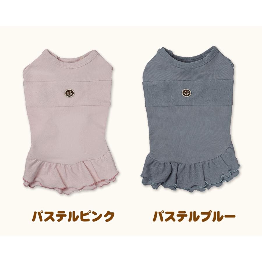 犬服 小型犬 服 キャンディーストレッチノースリーブワンピース/1-3号 春 夏 |  | 01
