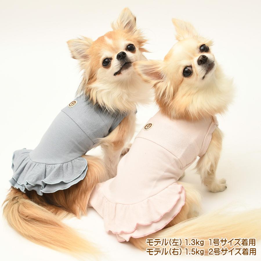 犬服 小型犬 服 キャンディーストレッチノースリーブワンピース/1-3号 春 夏 |  | 05