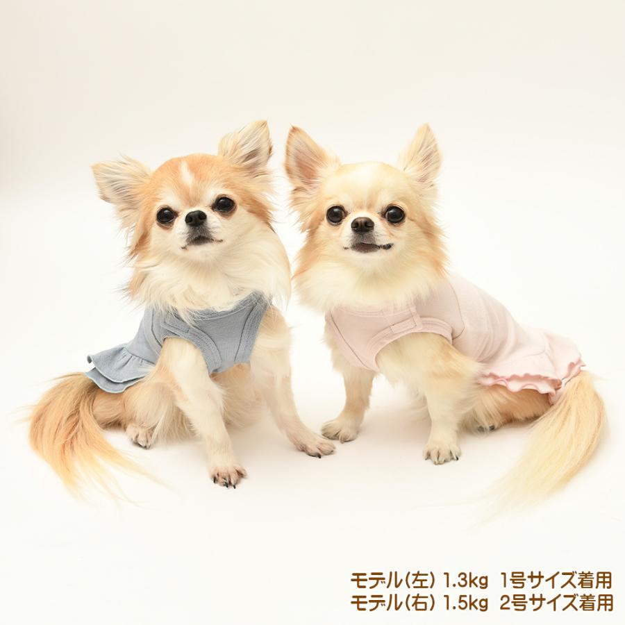 犬服 小型犬 服 キャンディーストレッチノースリーブワンピース/1-3号 春 夏 |  | 07