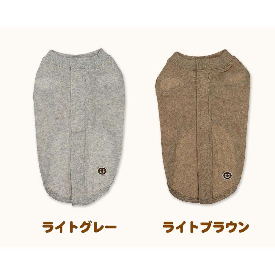 犬服 中型犬 服 オーコットガーゼベア天竺背中開きノースリーブ/4-6号 春 夏 |  | 01