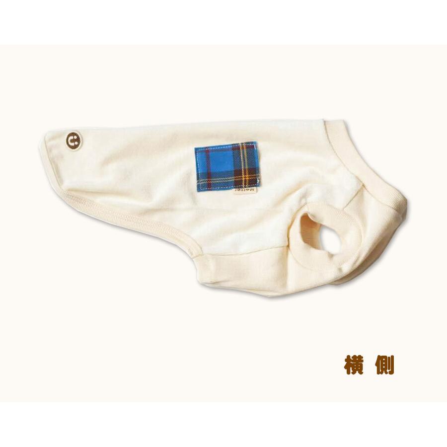 犬服 大型犬 服 ベロアｘチェックポケットTee/7-9号 秋 冬 |  | 02