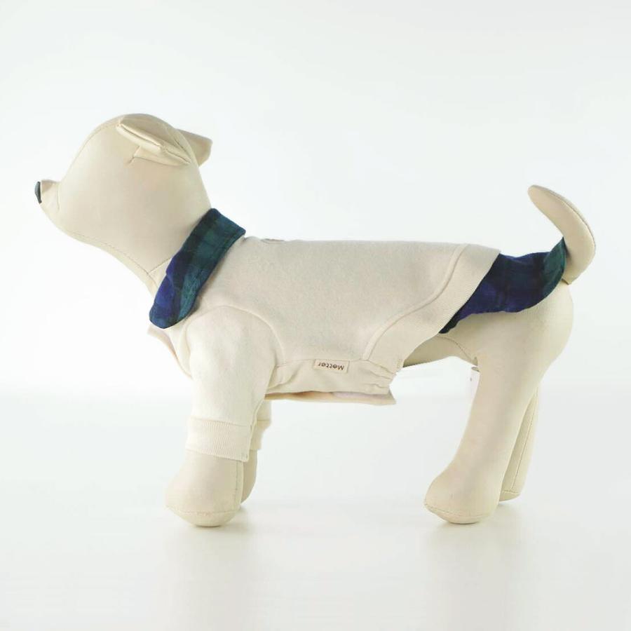 犬服 小型犬 服 カシミール起毛ｘチェックレイヤード風Tee/1-3号 秋 冬 |  | 05