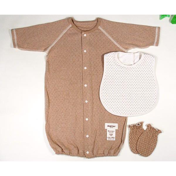 出産祝い ギフト 女の子・男の子オーガニックコットン エリゼベビードレスオール・スタイ・ミトン |  | 01