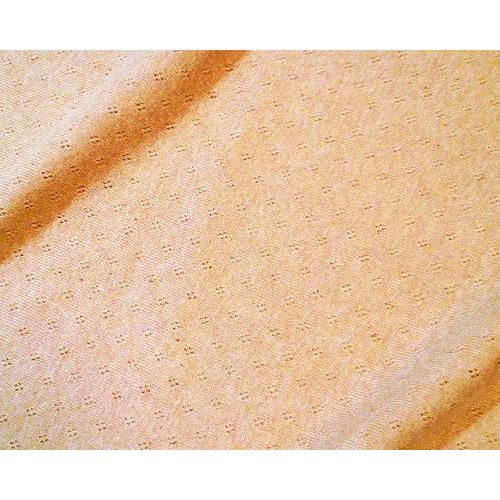 オーガニックコットン生地(パターンメッシュ)ブラウン |  | 01