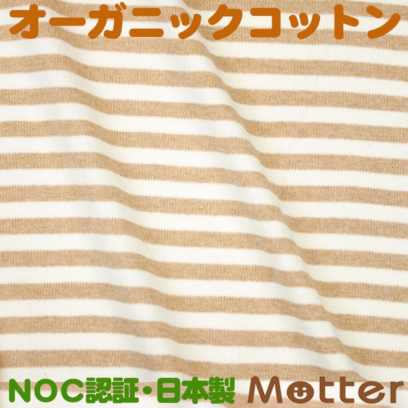 オーガニックコットン 生地スムースボーダー | 