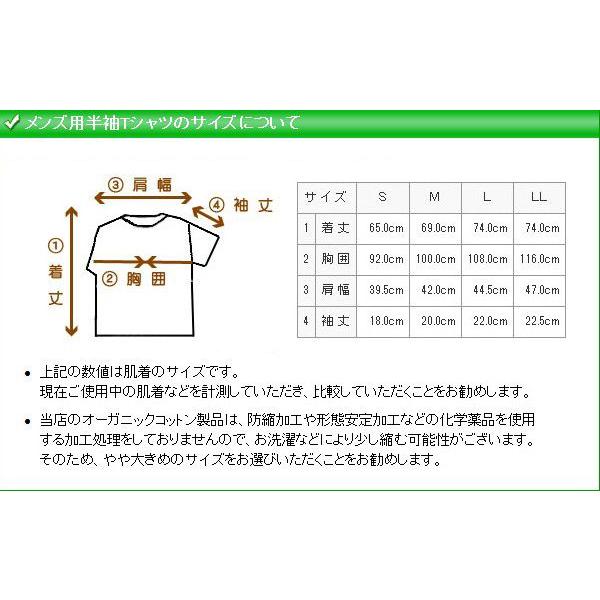 メンズ 肌着 半袖 丸首 綿 オーガニックコットン 春夏 cotton 汗取り 天竺 半袖Tシャツ 白 茶 S M L LL |  | 02