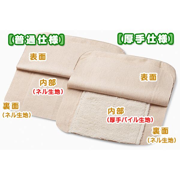 布ナプキン オーガニックコットン プレーン 三つ折り（L普通 多い日の夜用） 生理用ナプキン 日本製 |  | 04