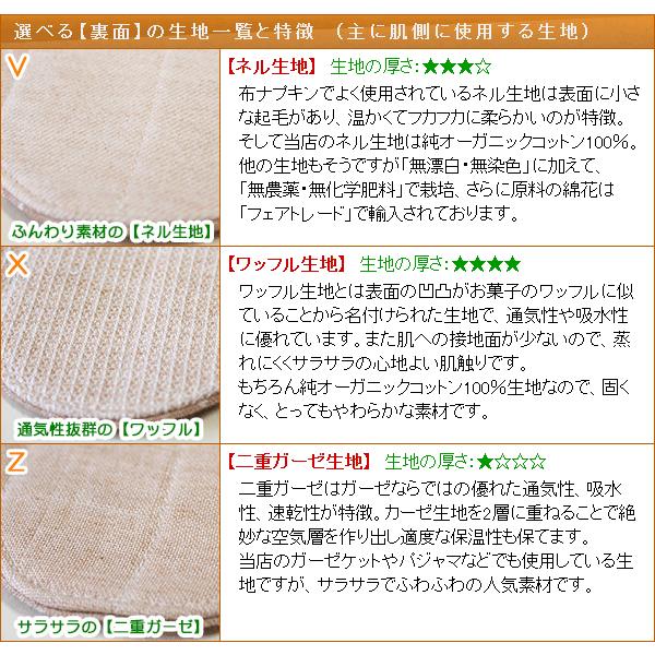 布ナプキン オーガニックコットン ライナー レギュラーライナー