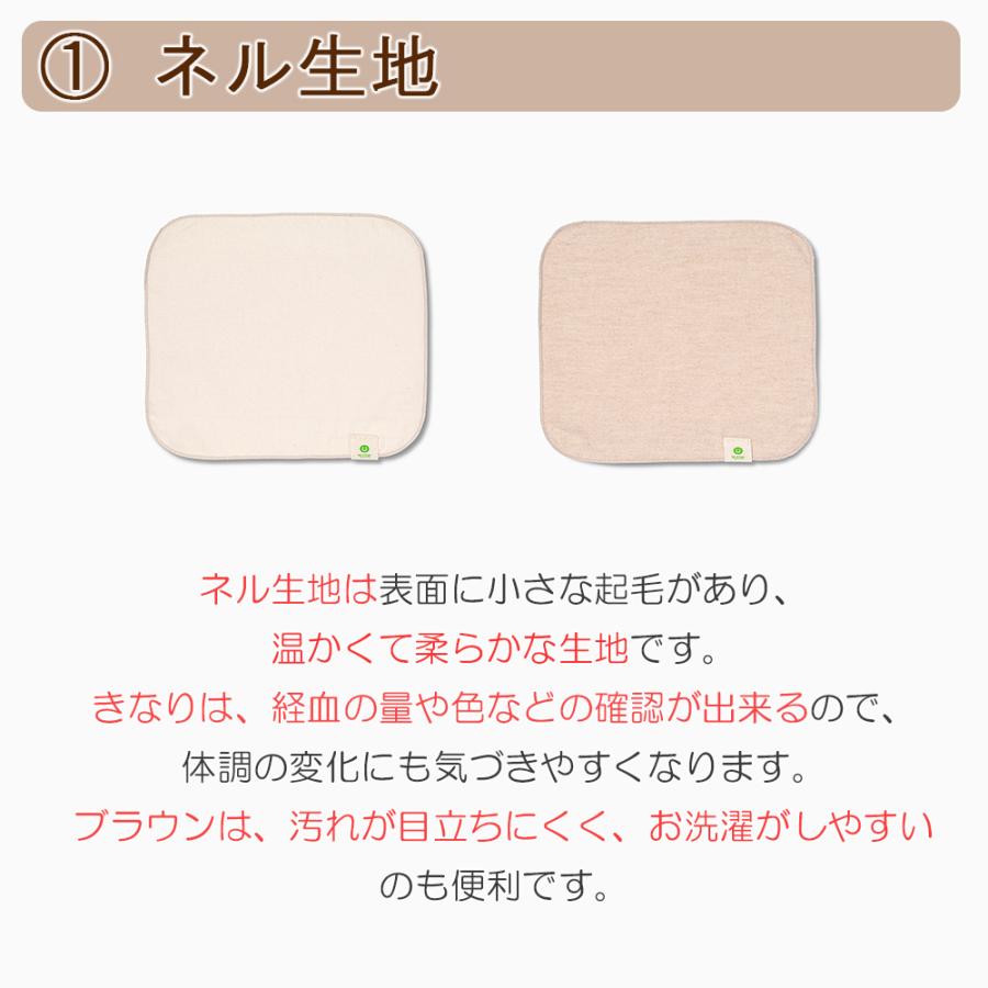 布ナプキン 防水布入りプレーンタイプ Sサイズ（レギュラーサイズ） 防水仕様 オーガニックコットン 軽い日 普通の日 昼用 生理用 尿漏れ |  | 01