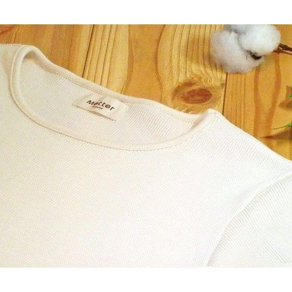 レディース パジャマ オーガニックコットン ワッフルTシャツ長袖パジャマ |  | 03