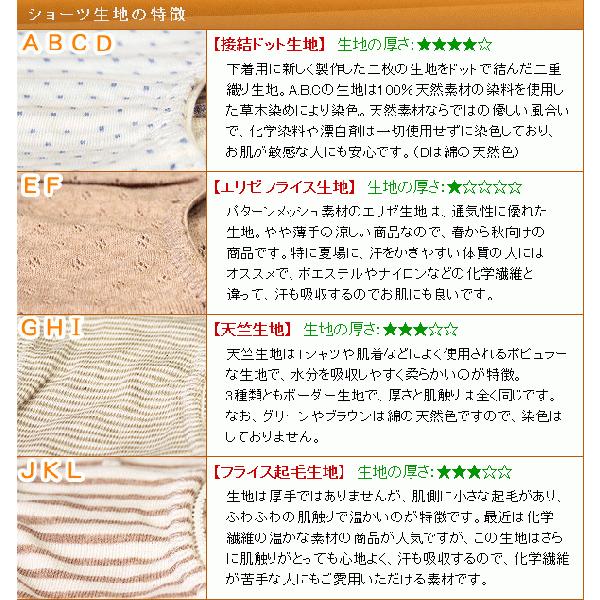 レディース オーガニックコットン ショーツ 女性 下着 スタンダードショーツ・タイプB Lady's Shorts |  | 02