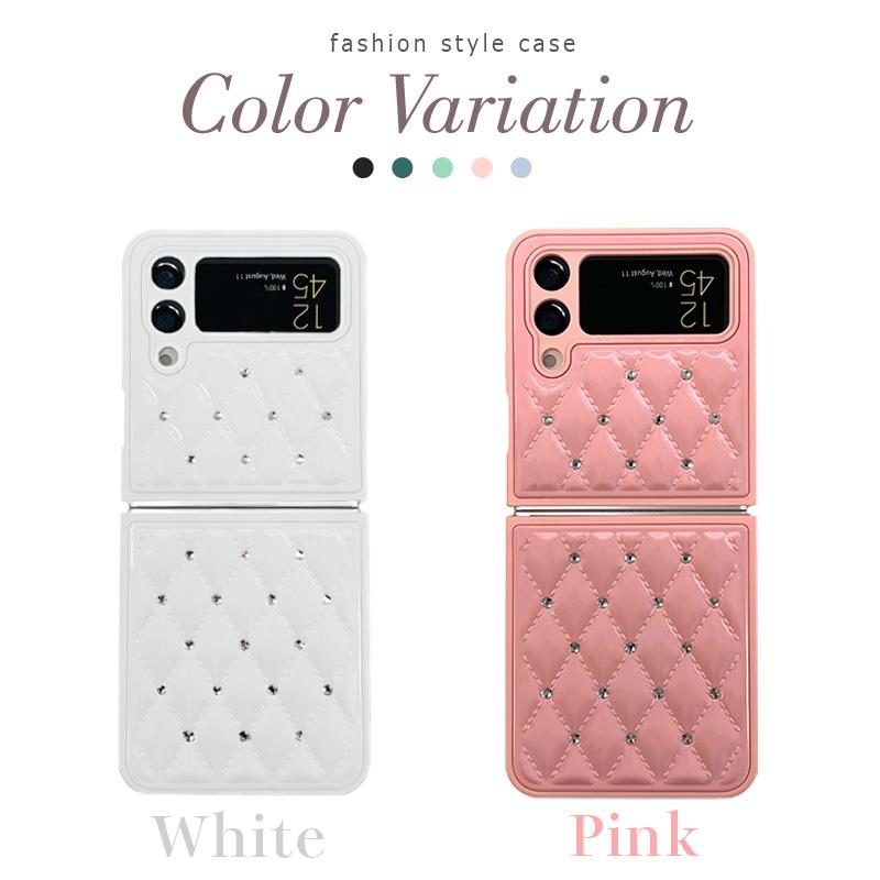 Galaxy 【送料無料】galaxy z flip4 ケース キルト galaxyzflip4