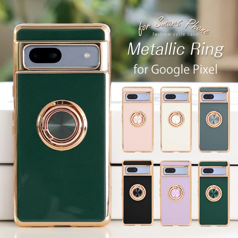 Google Pixel 9a ケース グーグル ピクセル リング付き クリア カバー