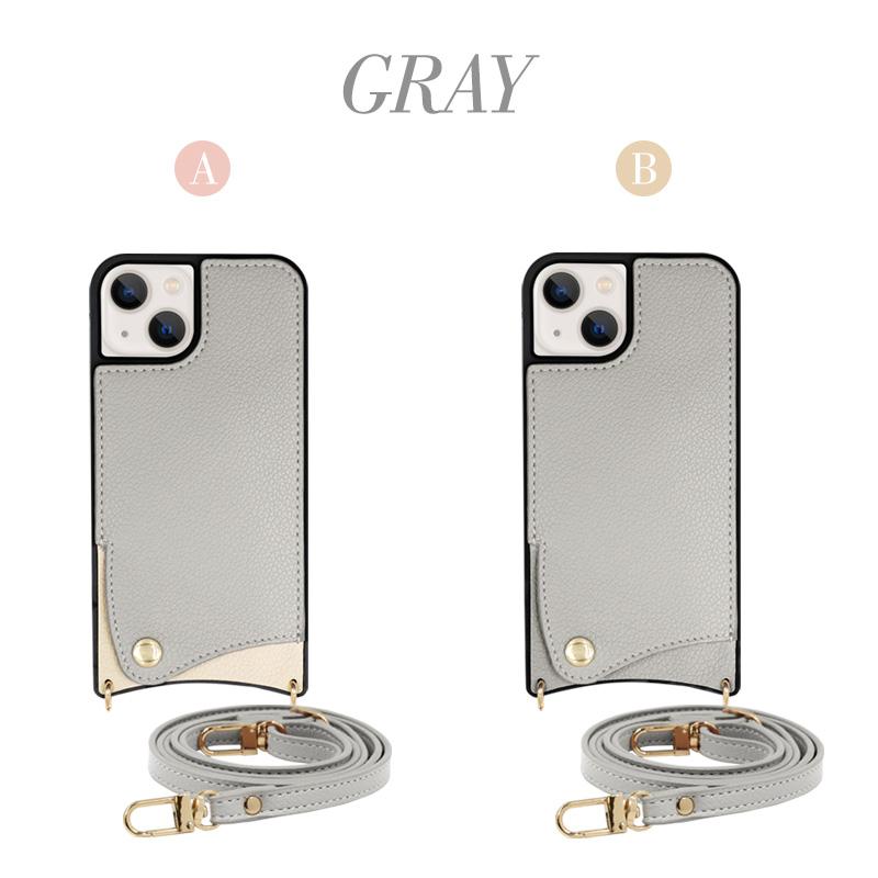 iPhone17Air用 2WAY ショルダーケース シルバー iPhone17Air用 2WAY ショルダーケース シルバー iPhone17Air用