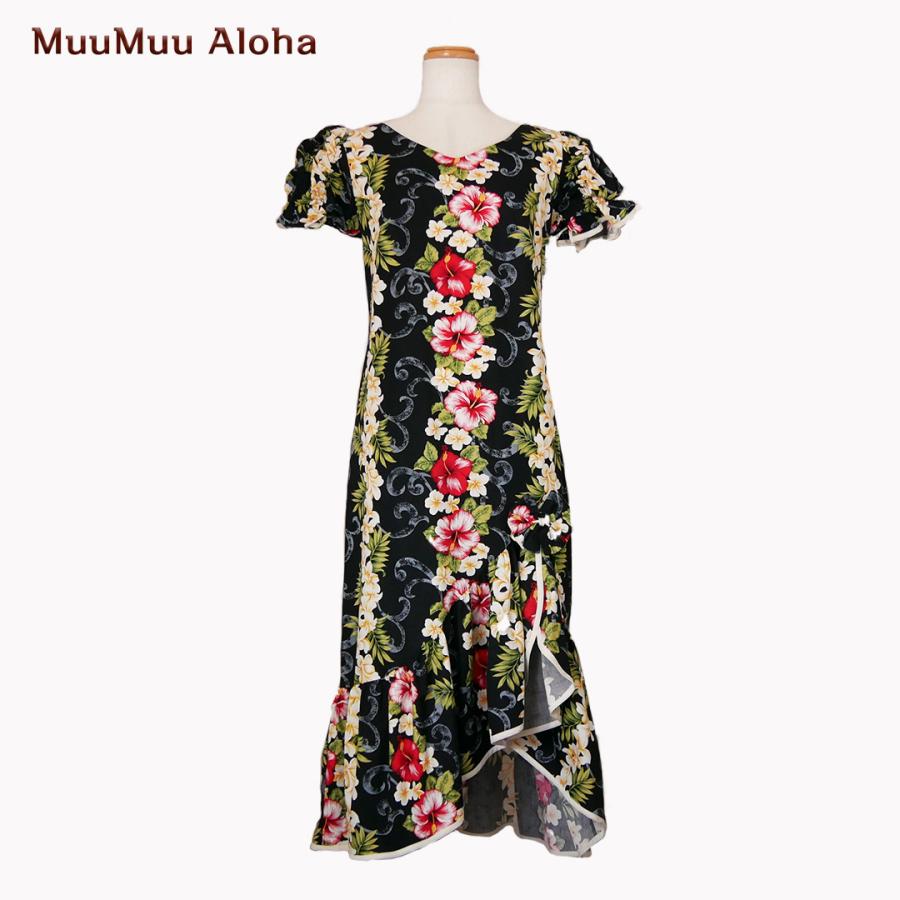 ムームーワンピース（かりゆし）TWO PALMS Sサイズ（1-12