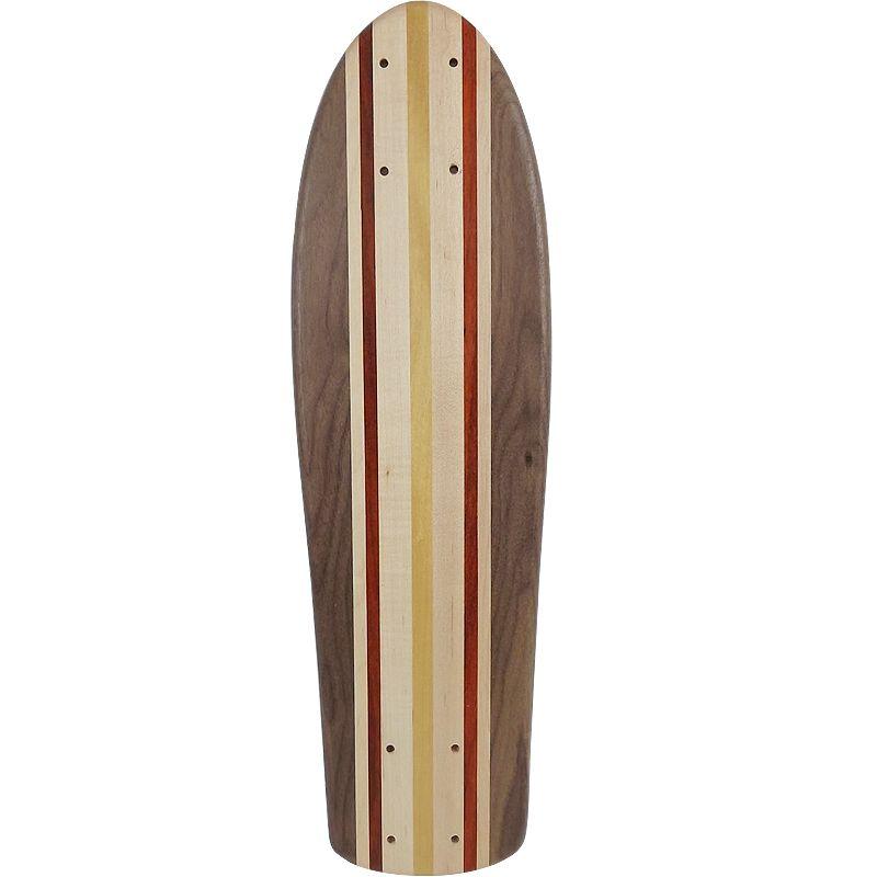 22インチ無垢材組木ミニクルーザー・スケートボードデッキ