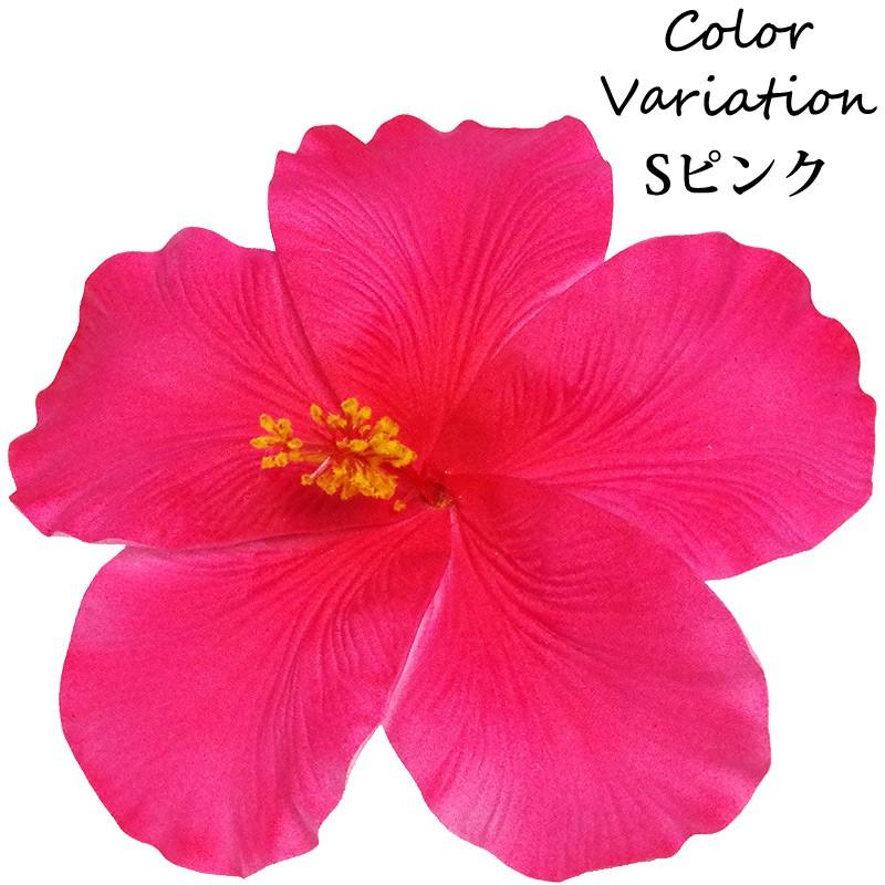 ビッグハイビスカス シングルヘアクリップ : ムームーママ - 通販