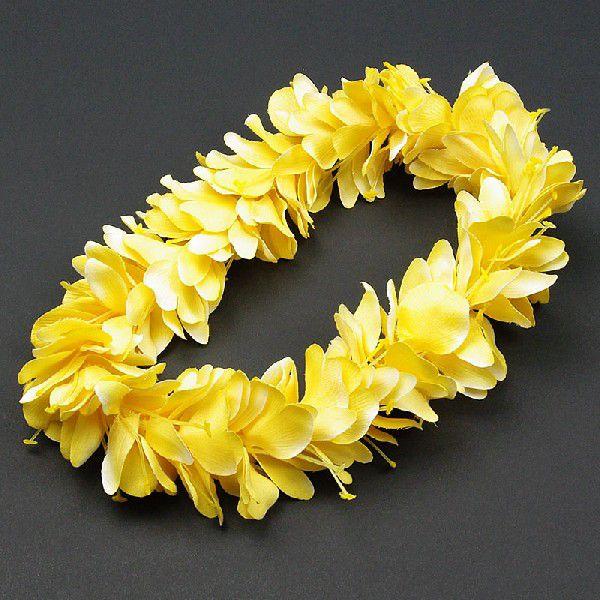 【美品】レイポウ　Lei Po’o　フラダンス　パウスカート　ボタニカル　黄色☆ 美品】レイポウ Lei Po'o フラダンス パウスカート ボタニカル