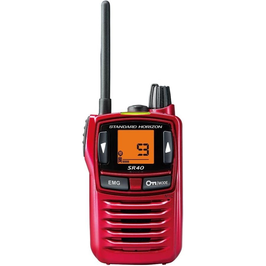 八重洲無線 スタンダードホライゾン SR40 レッド 特定小電力