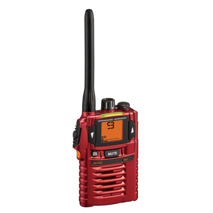 八重洲無線 スタンダードホライゾン SR-70A レッド 特定小電力