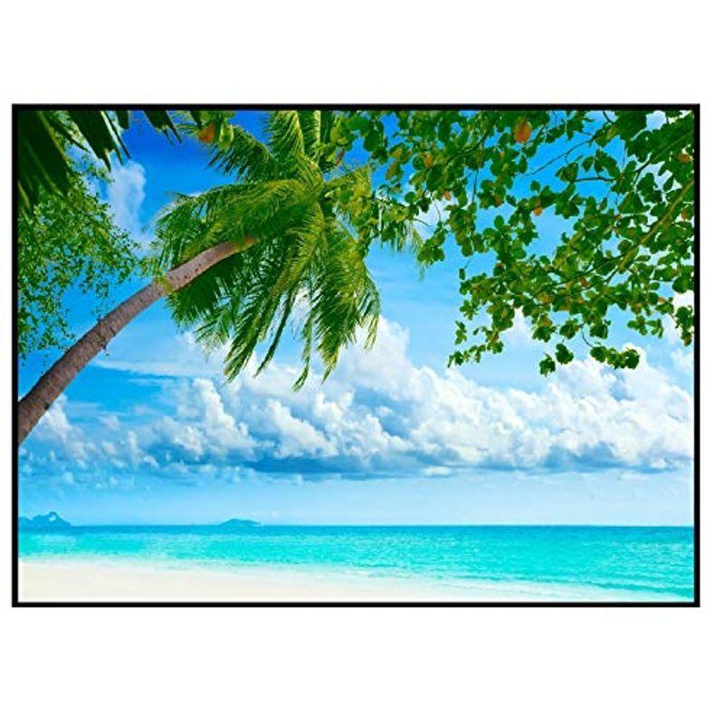 東宝 アートパネル インテリア 壁絵 絵画 飾り絵 絵 ハワイ 沖縄 綺麗 オシャレ サイズ 40cm 30cm 海 砂浜 青空 白雲 海浜 Muy Linda 通販 Yahoo ショッピング