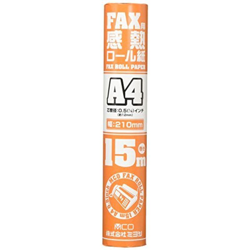 ミヨシ Mco 0 5インチ 1本入り 15m Fax用 Fxr15ah 1 感熱ロール紙 ラッピング無料 Fax用