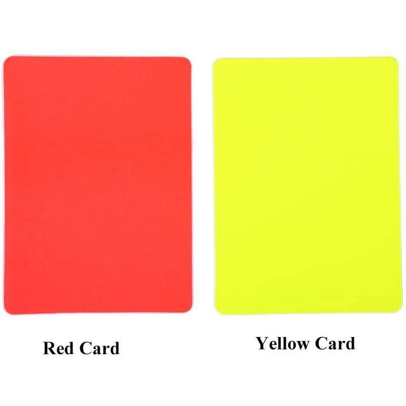 審判カード 警告カード 1 サッカー フットサル レコードカード10枚 審判 審判用品セット 小冊子1枚 用具 赤と黄色のカード 鉛筆1本 開店記念セール サッカー