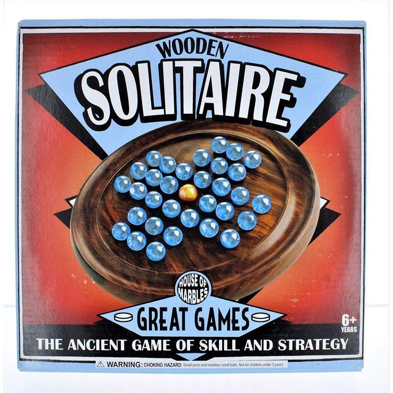 House of Marbles Wooden Solitaire Coffee Table Board Game Vintage Ente｜muylinda｜02