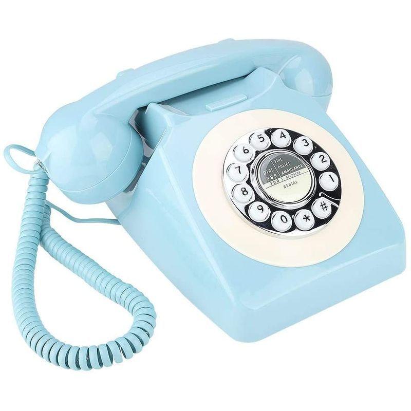 レトロな固定電話、コード付き電話 リダイヤル機能付きのオフィスホームホテル向けの昔ながらの固定電話 :20220102223026-01076:muy  Linda - 通販 - Yahoo!ショッピング